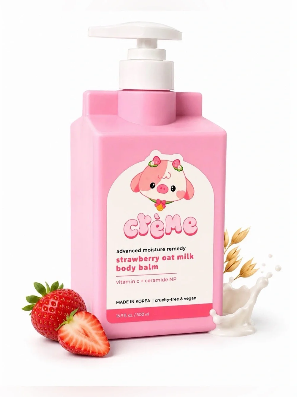 The Crème Shop Oat Milk Body Balm Advanced Moisture Remedy Vitamin C + Ceramide